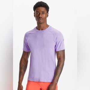 Fabletics Purple Short Sleeve Training Day Tee
